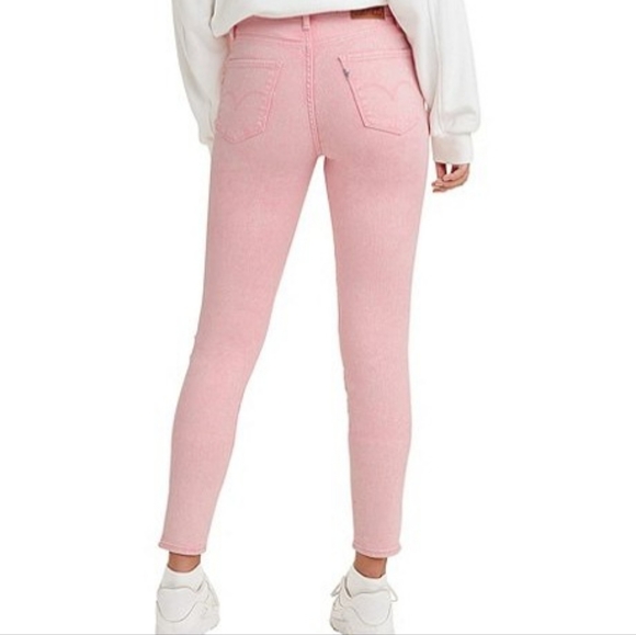 Levi's Denim - Levi's 721 High-Rise Pink Skinny Jeans